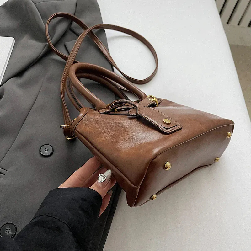 Designer Bag Shoulder Bag Luxury Bag Purse Crossbody Bag Vintage Style Women's Crescent Bag High Quality Leather Tote Bag Black Large Capacity Sh