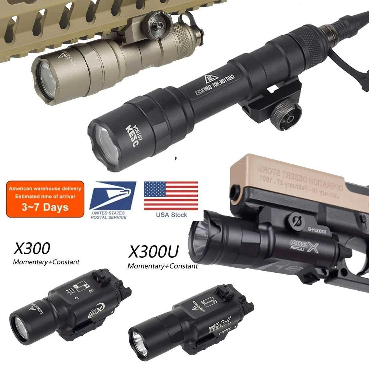 Tactical Surefir M300 M600 X300 Weapons Gun Light Remote Pressure Switch LED Flashlight Torch Airsoft AR15 Hunting Rifle LanternXJ250905