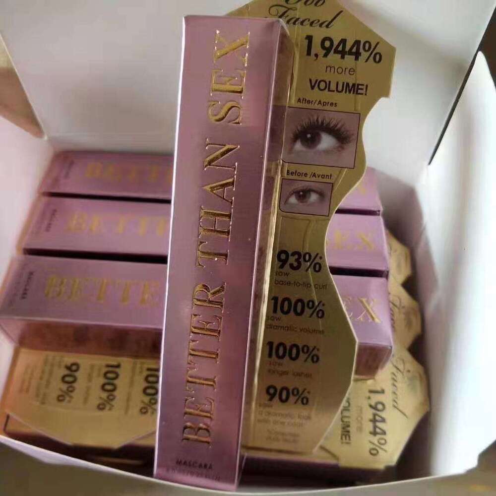 Better Than Sex Mascara Black Waterproof Creamy Eye Lash Natural Curling & Lengthening Mascaras Eyelash Extension Eyes Brighten Makeu X250905