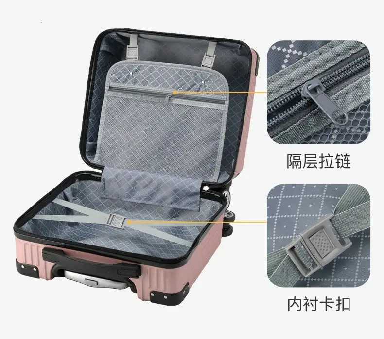 Mini Small 18Inch Travel Boarding SuiTCase Luggage Student JapanesESTyle Lightweight Password Trolley Case Z250905
