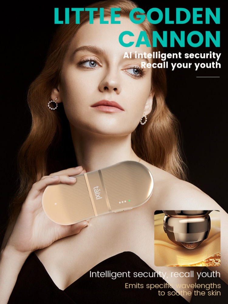 Professional AI Safety Enhanced Low-Energy Ultrasound Device Super Yellow Light Beauty Lifting Skin Rejuvenation Technology for Home Use