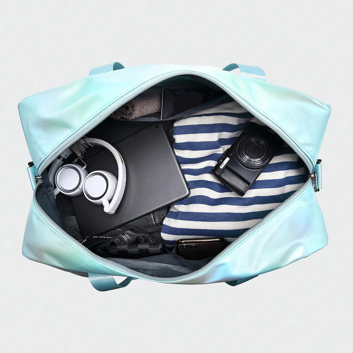 Gorgeous colorful holiday luggage travel duffel bag large capacity fitness sports yoga bag hospital weekend carryon handbag 250903