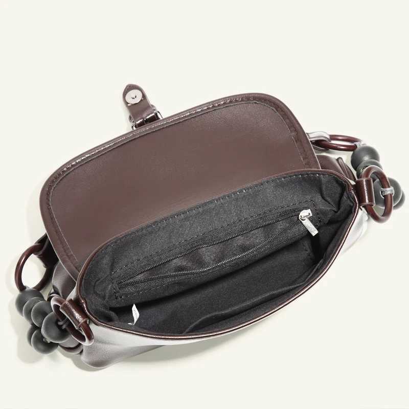 England Style Bags For Women Designer Handbags And Purses 2024 New In PU Beading Sequined Letter Small Underarm Shoulder Z250903