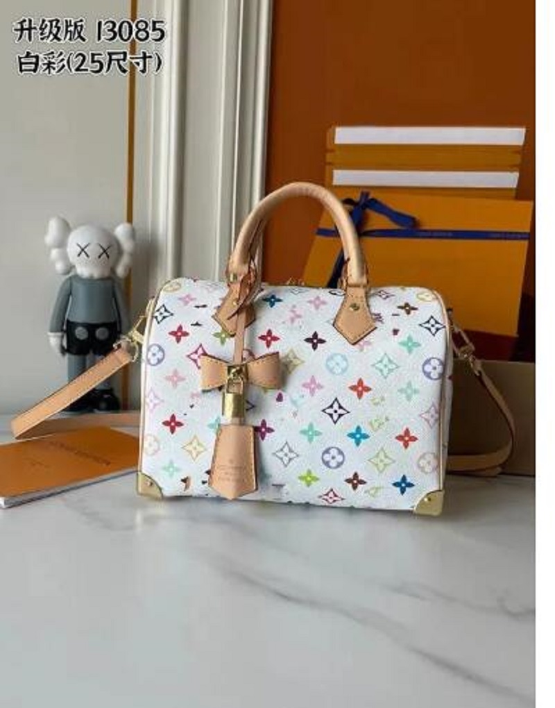 Luxury Handbag Colorful flower Takashi Murakami Designer Bag 10A Womens Mens Shoulder Carryalls Shell Tote Bag Lady m8912