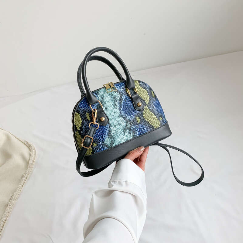 DHEssentials 2025 Women's Shell Bag, Macaron Colors, PU Crossbody Shoulder Handbag, Medium, Street Fashion, Spring Summer