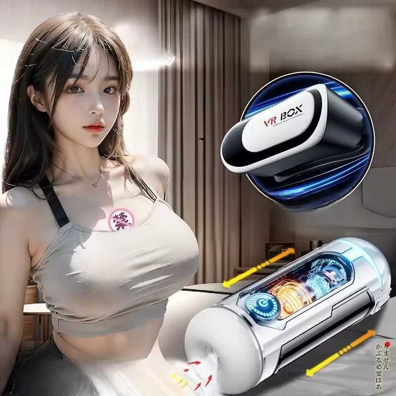 Automatic Male Masturbation Device Male Deep Throat Masturbator Cup Sex Toy with 5D Vacuum Suction for MenXJ250905