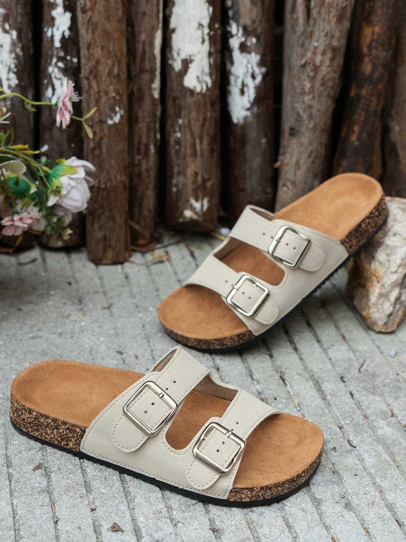 Womens Fashion Slippers ThickSoled WearResistant Waterproof AntiSlip SoftSoled Comfortable Casual Beach Sandals W250905