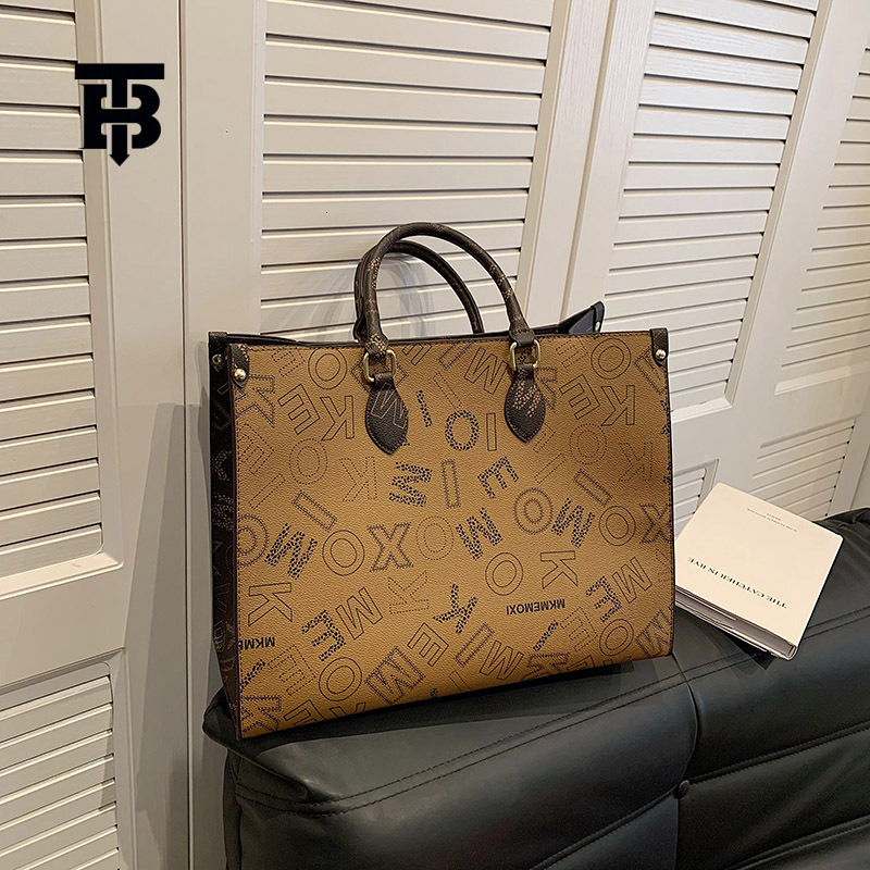 Luxury Brand Designer Bag Women's Bag 2024 New Fashionable Large Capacity Old Flower Tote Bag Handbag Commuter Women's Bag Gift