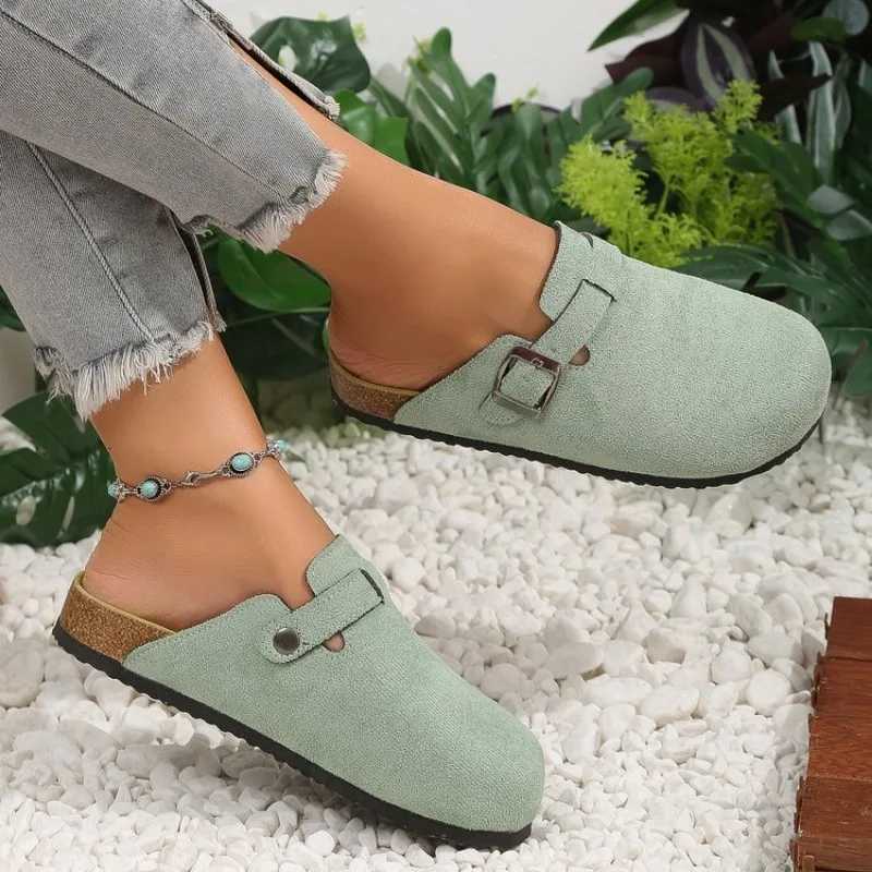 2023 Womens Shoes Fashion Womens Shoes Round Head Slippers Couple Slippers Womens Outdoor Casual Shoes Womens Suede Slippers W250905