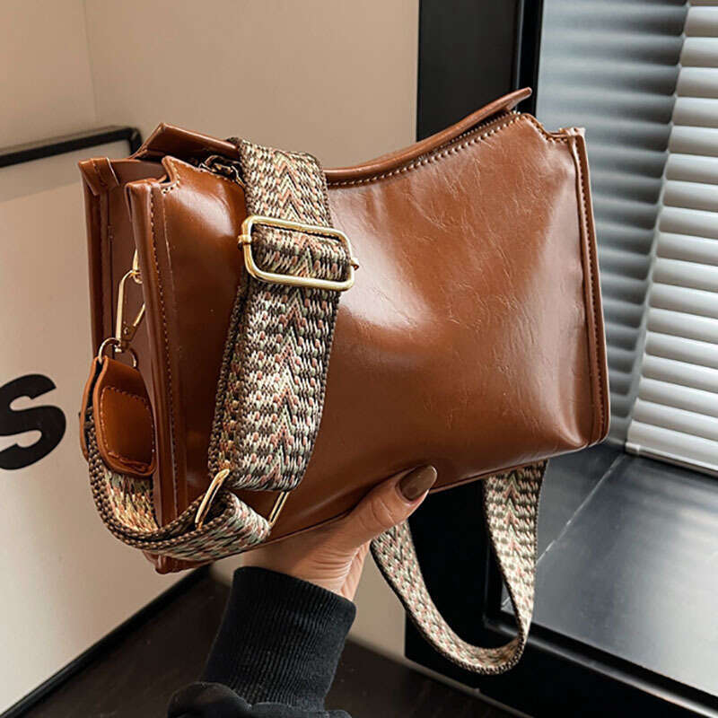 Underarm Women 2024, New High-End And Versatile Maillard Broadband Single Shoulder Crossbody For Women's Pillow Bag