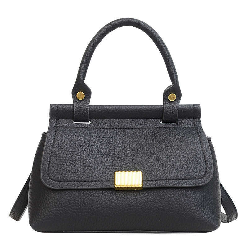 Lychee Texture Handbag 2023 New Textured Shoulder Simple Casual Crossbody Bag for Women