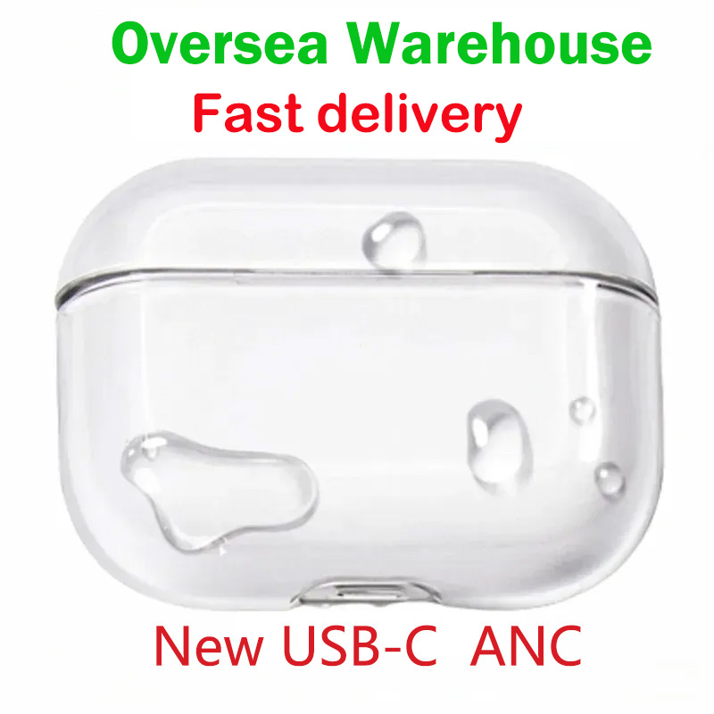 Silicon Material Shockproof Case for Aipords 4 ANC Pro 2 3 2nd Generation Aipods 3 pros Headphone Accessories TPU Protective Cover Transparent free shipping