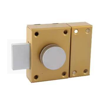 House Security Exterior Lock Knob, 5 Pins, 40mm Solid Cylinder with 3 Brass Keys