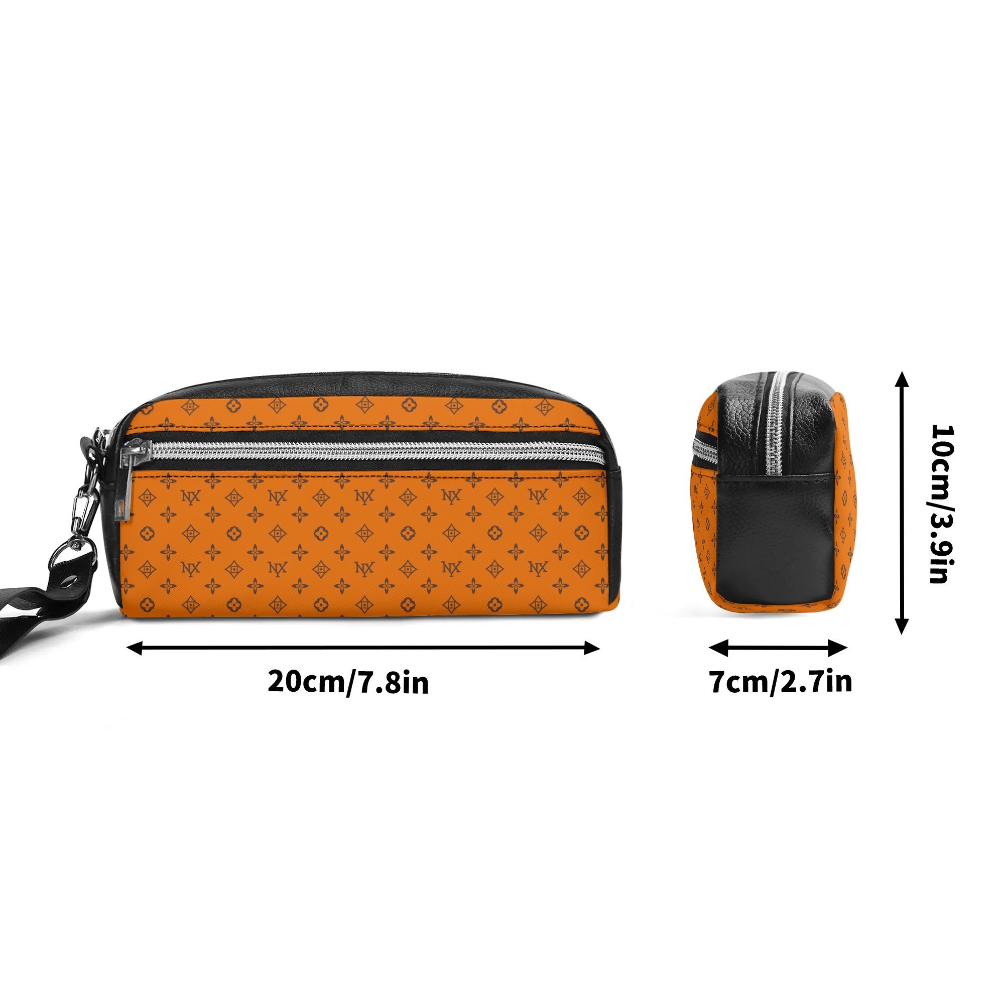 NXY Fashion women PU Handheld Cosmetic Bag Party Clutch Bag single zipper wallets classical coin purse card holder purses designer handbag shoulder pu