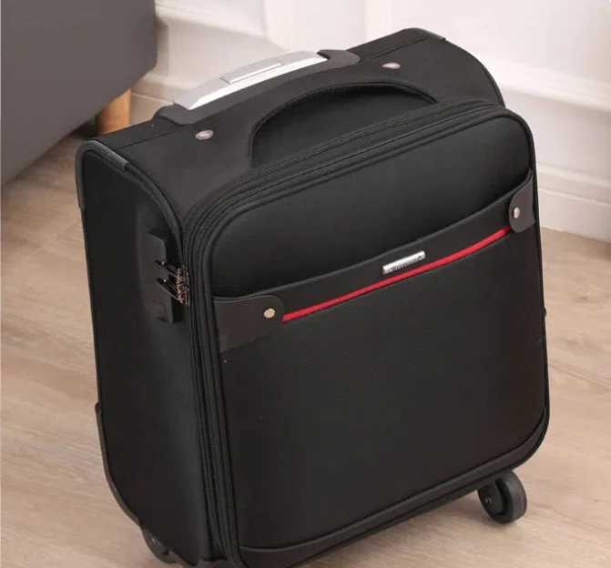 18 Inch Luggage Oxford Cloth Airplane Boarding Suitcase Luggage Bar Free Checked In New Aviation Small Travel Suitcase Z250905