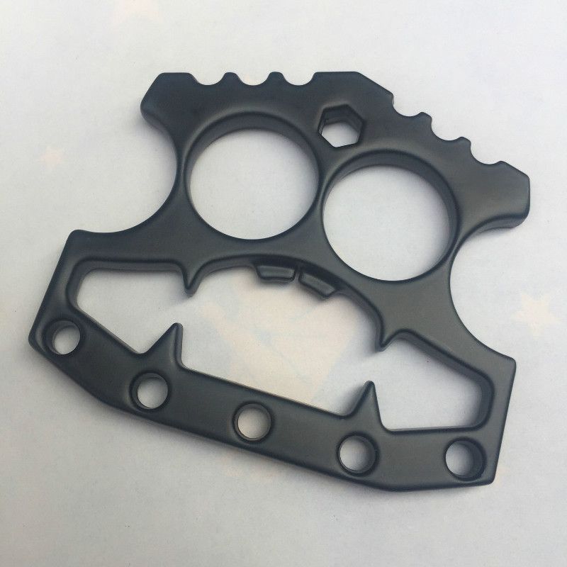 Outdoor Multifunctional Knuckle Duster Skeleton Finger Tiger Bottle Opener Window Breaker Finger Ring Key Ring