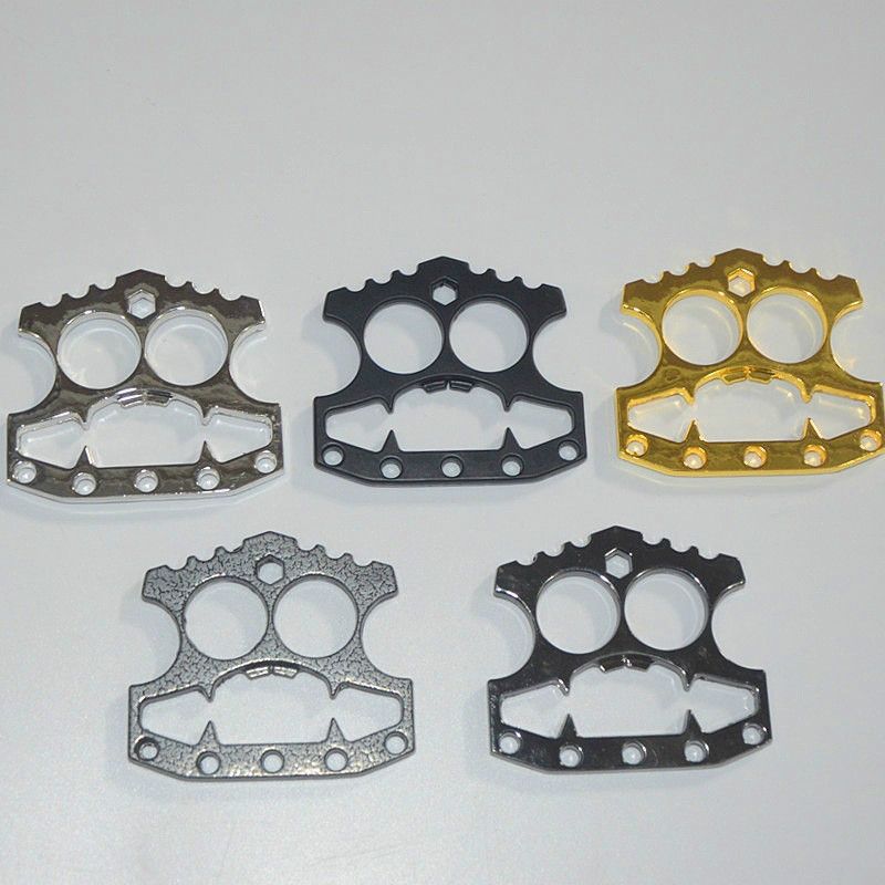 Outdoor Multifunctional Knuckle Duster Skeleton Finger Tiger Bottle Opener Window Breaker Finger Ring Key Ring