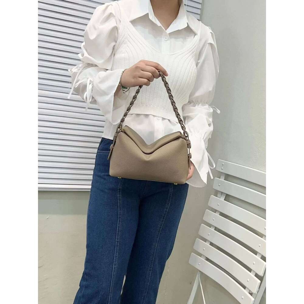 Designer Bags 2025 Genuine Leather Underarm Female Niche Shoulder Crossbody Handbag Fashion Pillow Designer Bag For Women Luxury Bag