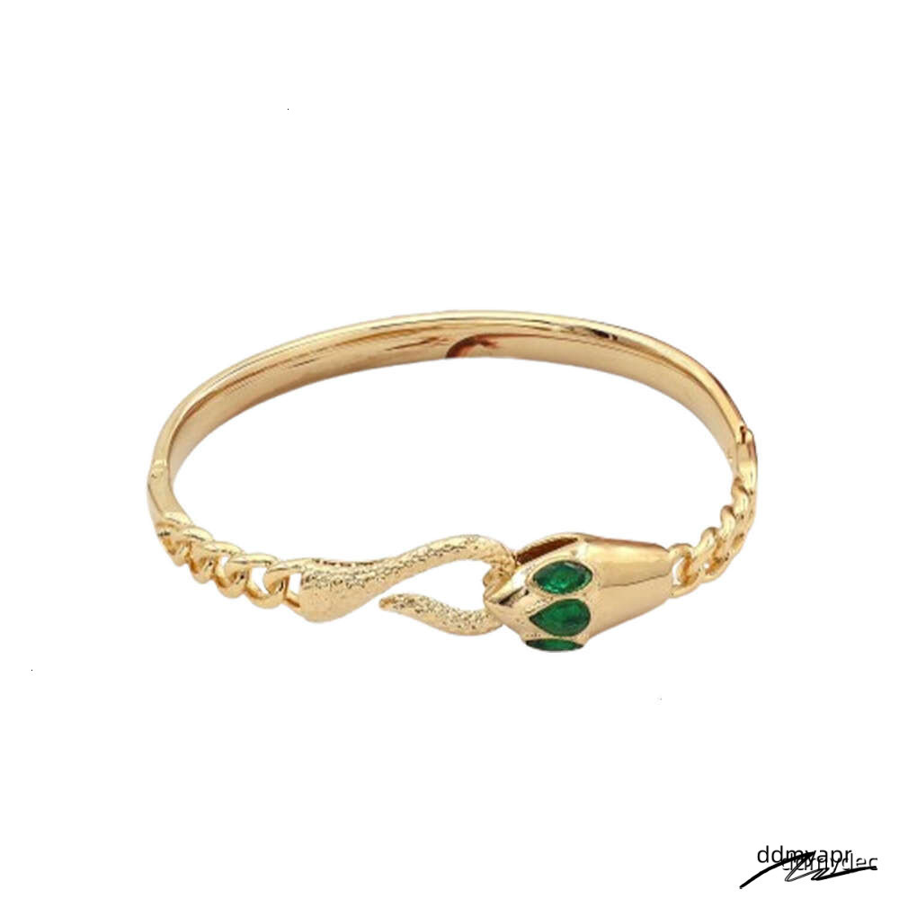 Collections Stainless For Women Hot Sale Personality Snake Shape Titanium Steel ddmydec Bracelet Niche Hand Jewelry ddmydec