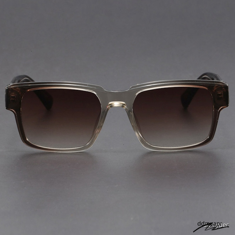 Designer Square Sunglasses Men Oversized Big Ddmydec Glasses Vintage Women Goggles Gothic Y2k Futuristic Cool INS Niche Circular High-End Sturdy Metal