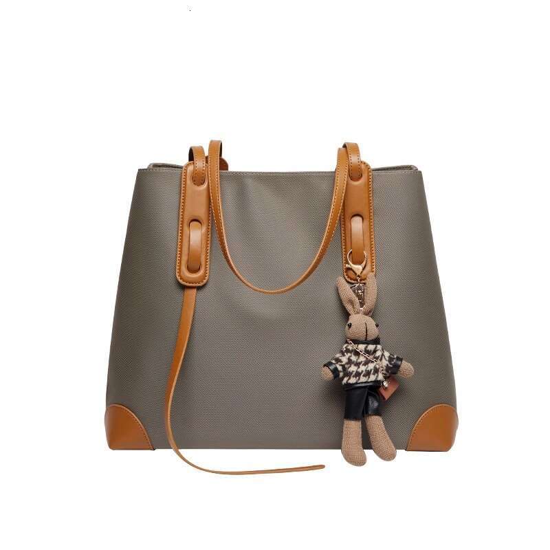Trendy for Women 2025 New Fashion Single Shoulder Designer Bags Tote Large Capacity Commuter Women's High-end Canvas Bag