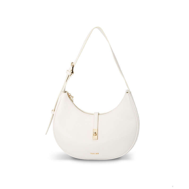 YAKUSS Underarm Women's Shoulder Crescent High-end Niche Handbag Genuine Leather Versatile Casual Crossbody Bag for Women