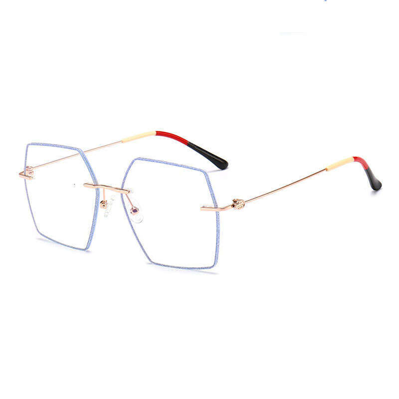 Anti-Blue Light Face Slimming Oval Frame Black Fashion Sunglasses 812 Polarized UV Outdoor Sports a52