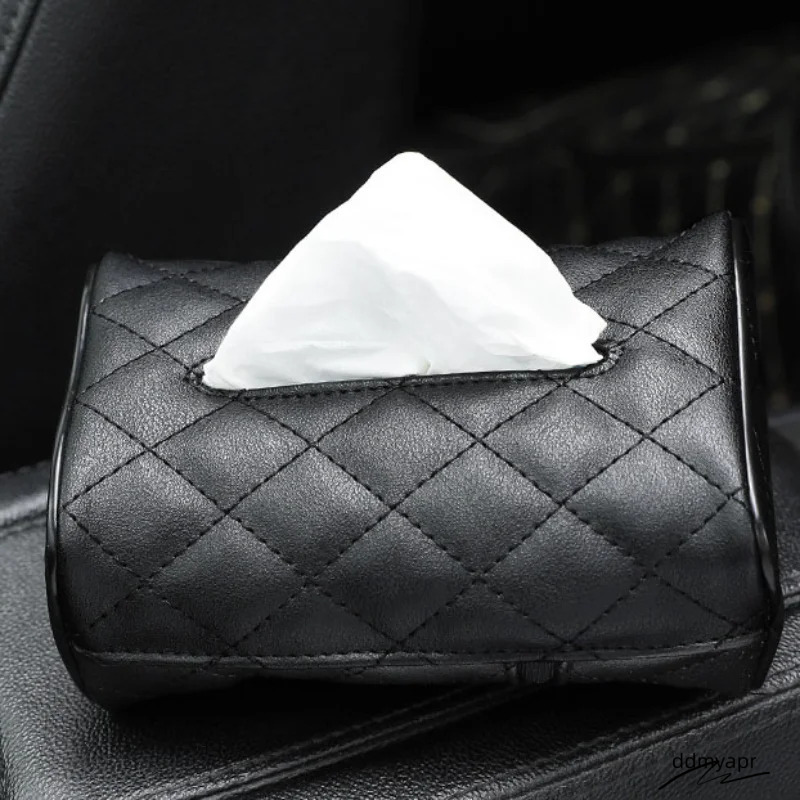 1 Pcs Black With Disposable Napkins Boxes Accessories Tissue Bag Organizer Car Decoration Auto Ddmydec Storage Ddmydec Ddmydec Ddmydec