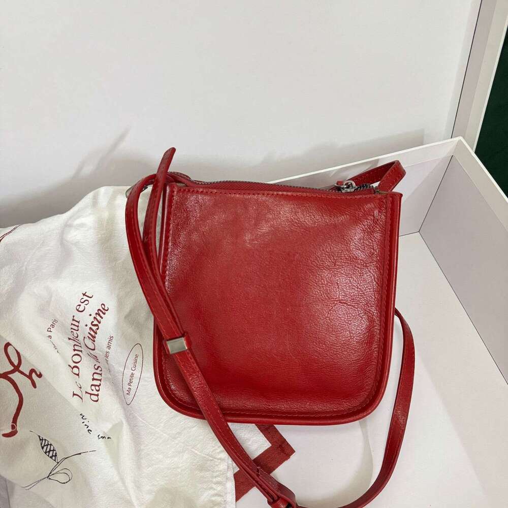 Niche Genuine Leather Mini Phone 2025 New Simple Style Cowhide Crossbody Small Square Women's Shoulder Bag