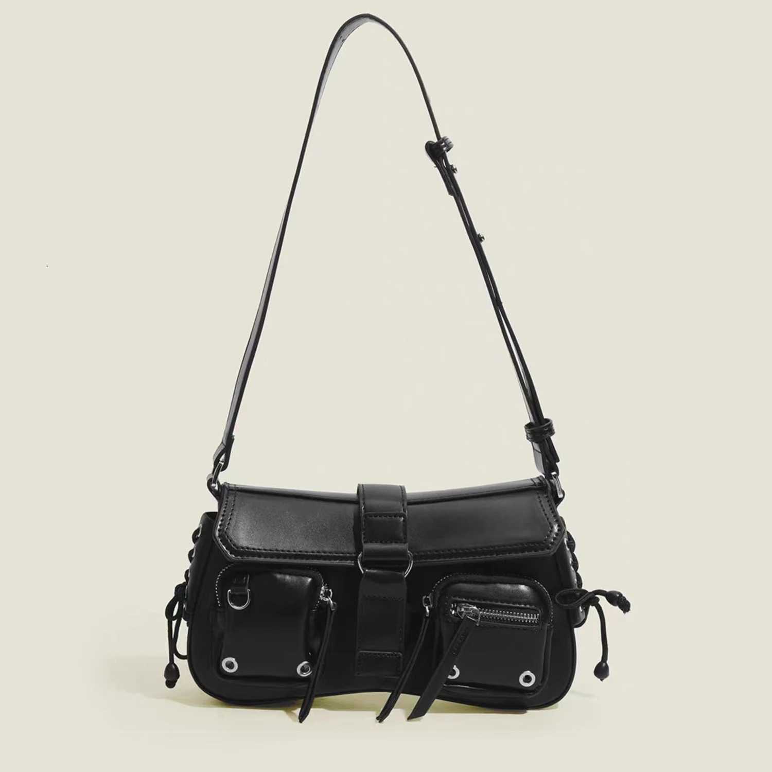 Handbags For Women Designer Purses Multiple pockets Underarm Shoulder Bags PU Leather Ladies messenger Bag black totes Z250903