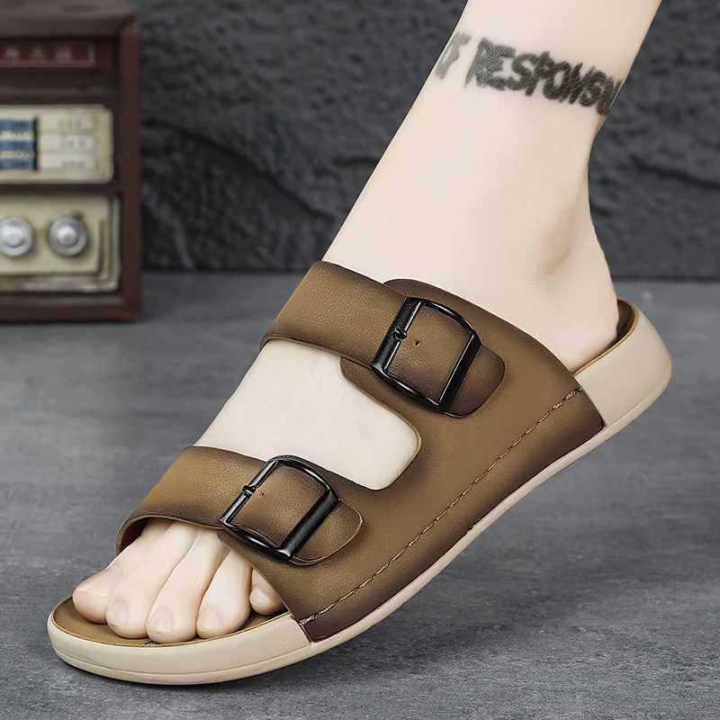 Mens highquality sports casual slippers summer breathable softsole nonslip outdoor beach shoes fashion youth walking sandals W250905