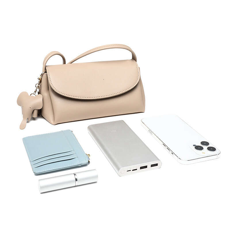 Fashion High-Quality Soft Leather Mini 2025 New Summer Simple Versatile Cloud Single Shoulder Crossbody Women's Bag