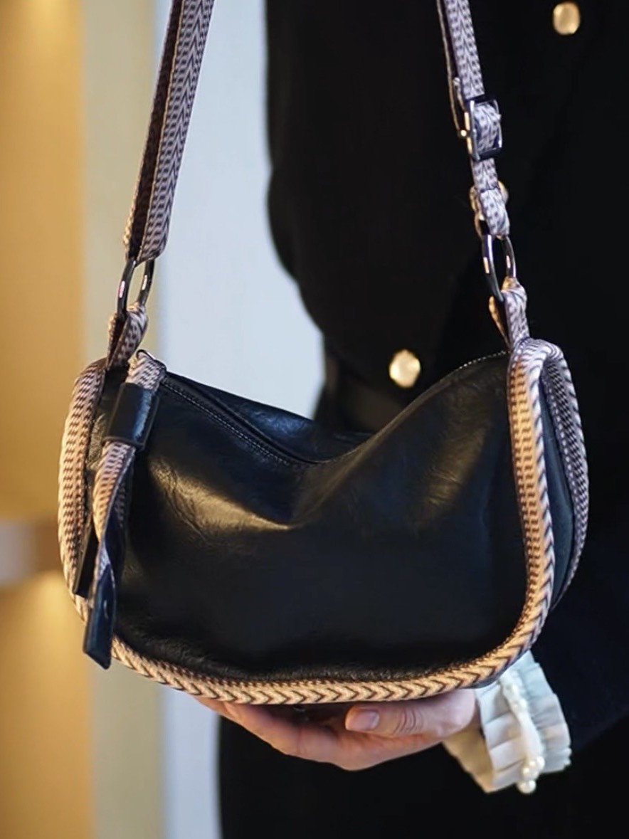 2025 New Style Bags Korean Trendy Small Square Dumpling-Style Shoulder Women's Crossbody Bag