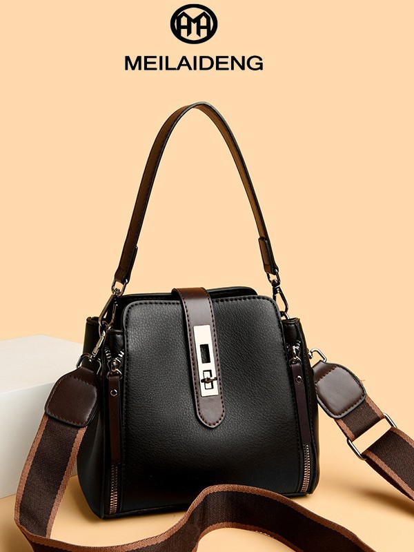 2025 New Style Fashion Women's Handbags High-End Versatile Shoulder Bucket Large-Capacity Crossbody Bags