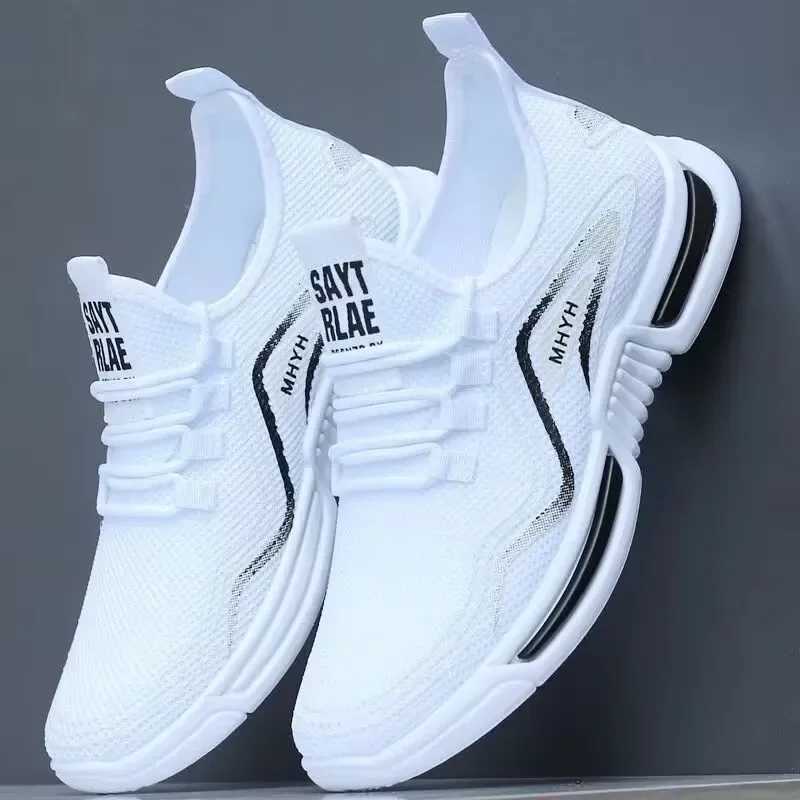 2025 Hot Sale Men Tennis Shoes Breathable Nonslip Platform Fashion New Korean Running Shoes Black Sneakers Shoes for Outdoor Z250905