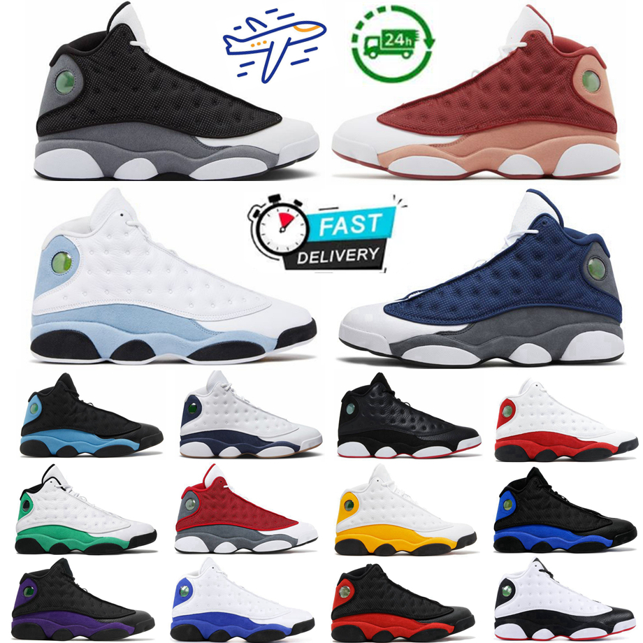 Designer Bred 13s Basketball Shoes For Men Women Red Flint 13 Sneakers Playoff Midnight Navy Black Cat Hyper Royal He Got Home Outdoor Sports Mens Trainers
