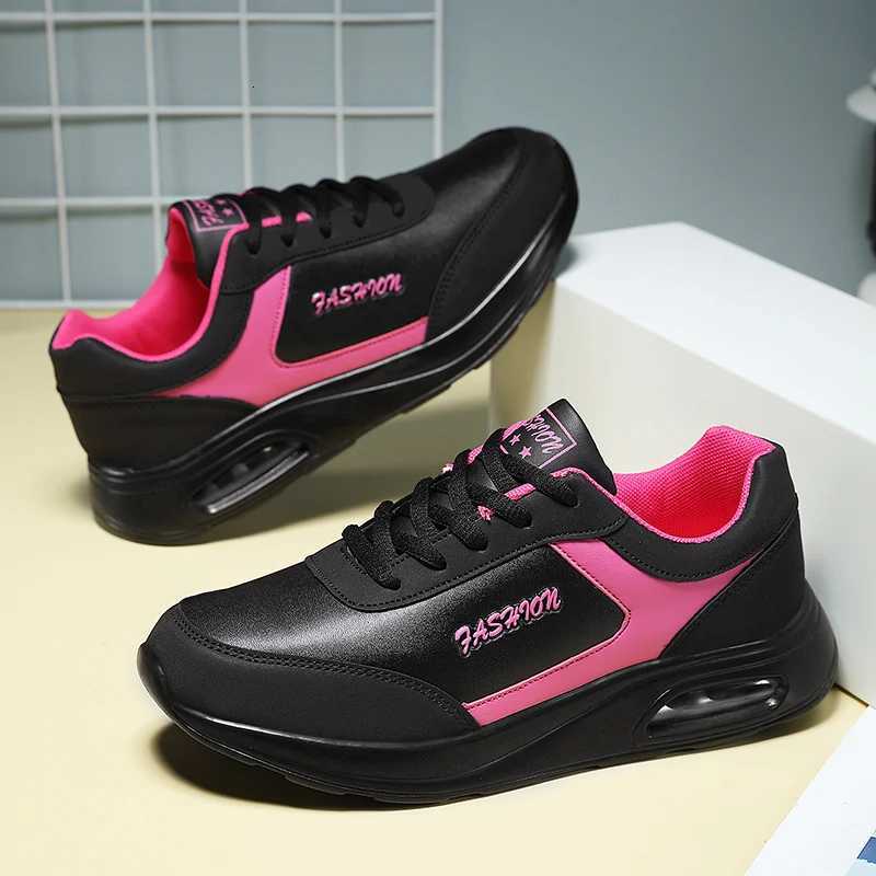 2024 New Women Comfortable Nonslip Designer Casual Sneakers Ladies Sport Jogging Shoes Fashion High Quality Leather Running Shoes Z250905