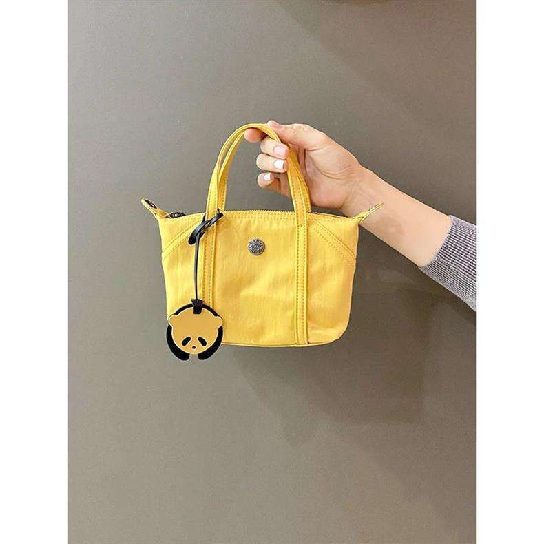 New Niche Macaron Color Mini Tote Handheld Shoulder Crossbody Bag Simple Fashion Lightweight Trendy