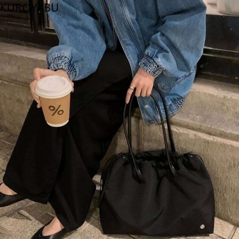 Simple Solid Color Shoulder Bag Handbag Casual Chic Top-handle Totes Female Large Capacity Shopping Street Zipper Bags for Womenluxury bag tote bag