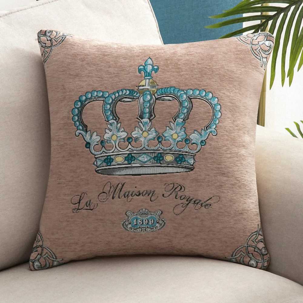Luxurious Light luxury embroidered pillowcase Square living room Sofa cushion Cervical Pillow Sleeping Pillow Dormitory Pillow Household Y251105