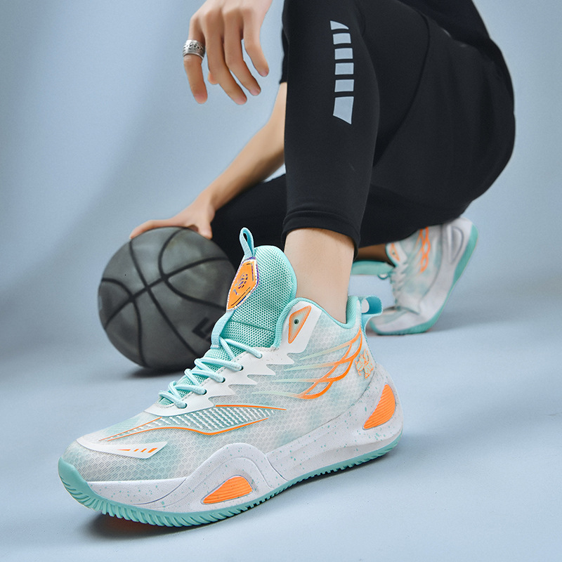 Fashion Basketball Shoes Teenagers Big Size 2025 New Anti-slip wear-resistant and shock-absorbing Sneakers for Men and Women