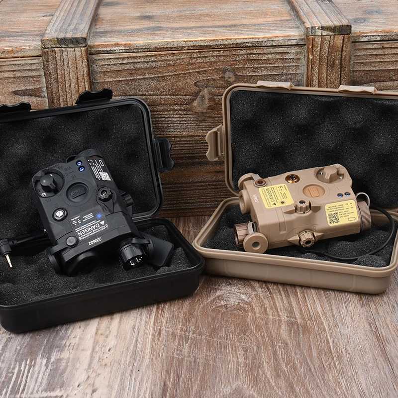 WADSN UHP PEQ15 Airsoft Red Green Blue Dot Laser PEQ15 Battery Box Strobe Flashlight IR Night Vision illuminator Weapon LightXJ250905