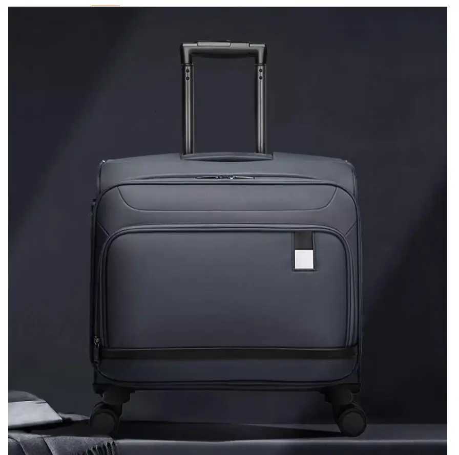 Men travel trolley suitcase 16 inch Rolling suitcase 18 inch Oxford Rolling Cabin suitcase Underseat luggage Suitcase Bags Z250905