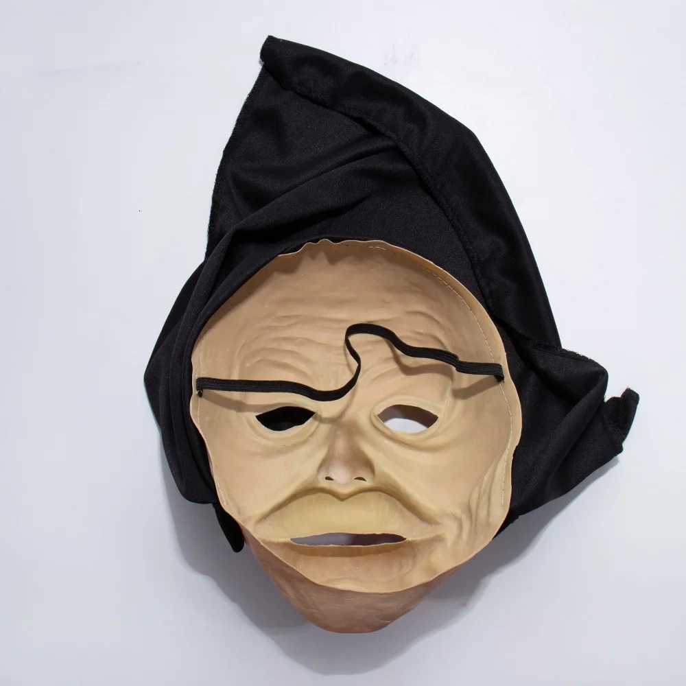 Funny Sexy Big Lips Nun Mask Cosplay Full Head Masks with Headscarf Halloween Carnival Party Costume PropsXJ250905