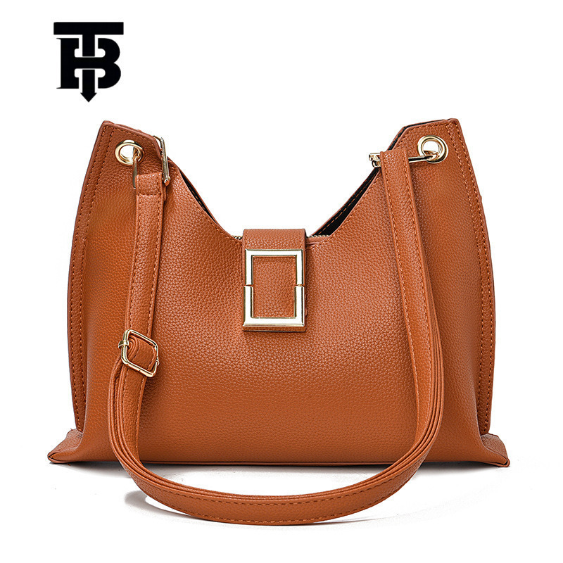 TB BHULAMTE Designer Bag 2025 New Retro Luxury Bag Solid Color Soft Leather Large Capacity Textured Handbag For Women, Mom Bag, One Piece Dropshipping