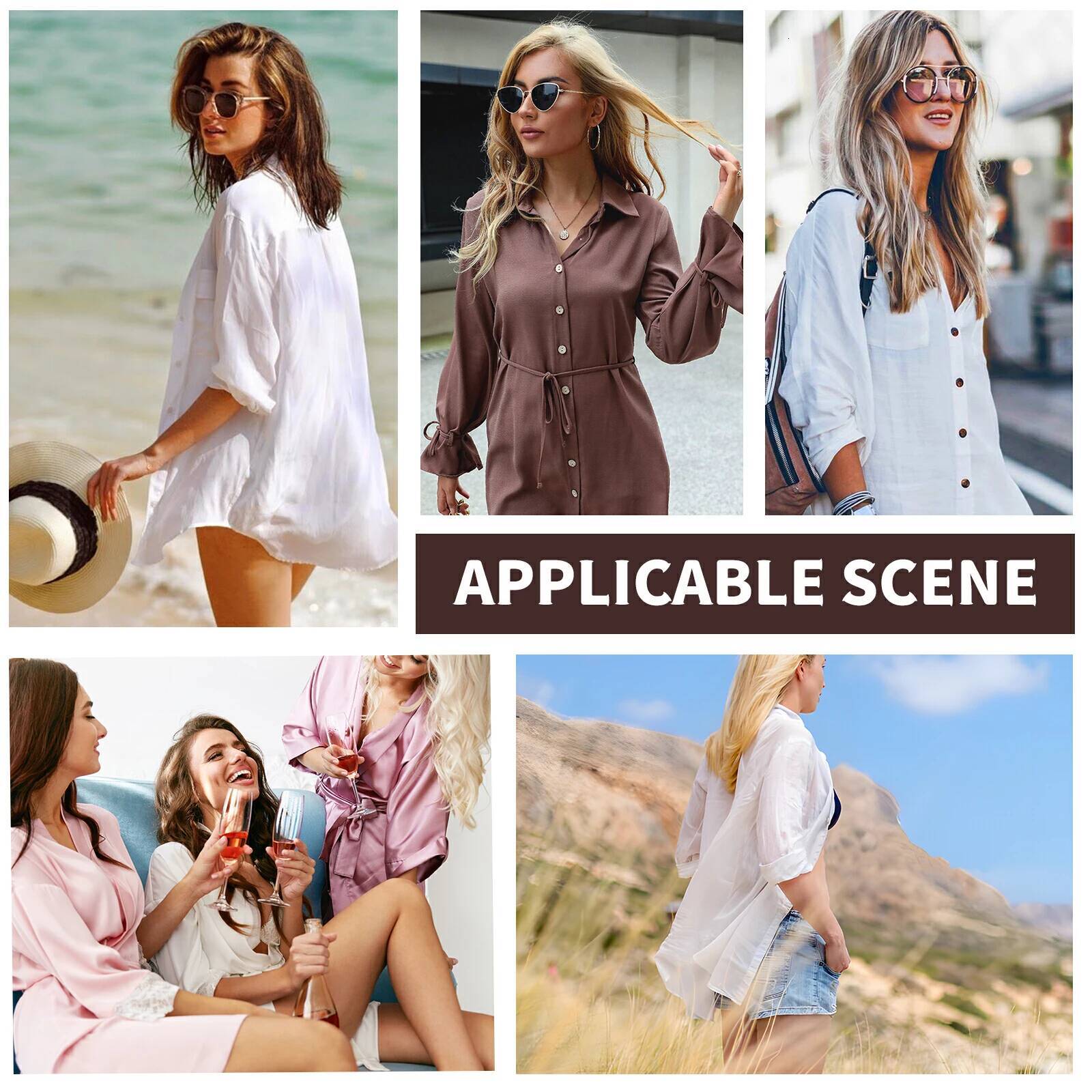 Bikini Cover Up Women Beach Shirts Customized images Swimsuit Cape 2025 New Summer Long Sleeve Tunic Swimwear Outfits