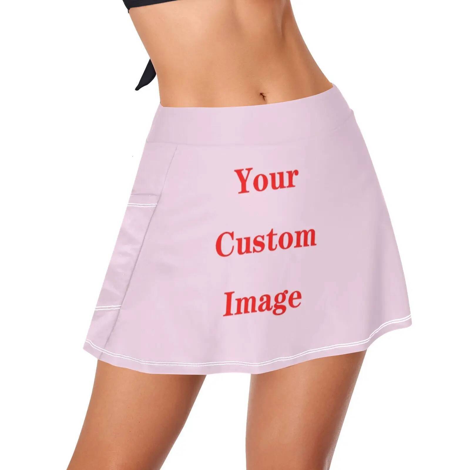 Swimming Bikini Bottom Customized images Women Summer Beachwear Brief Separate Swimwear Short Skirt Women's New