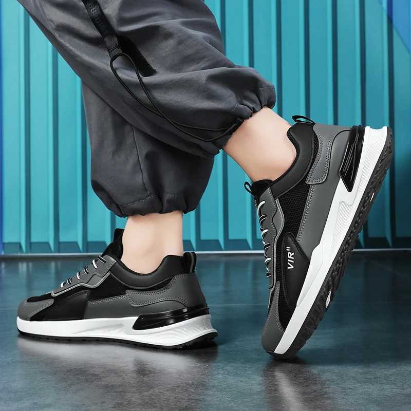 Mens Shoes Four Seasons Breathable Soft Bottom NonSlip Mesh Casual Sports Shoes Outdoor Running Shoes Fashion Student Sneakers Z250905