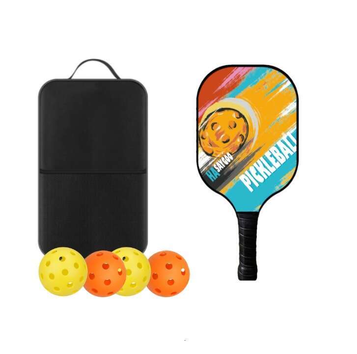 Indoor Outdoor Training Entertainment Fiberglass Pickleball Glass Fiber Pickle Hole Paddle Carbon fiber pickleball paddle