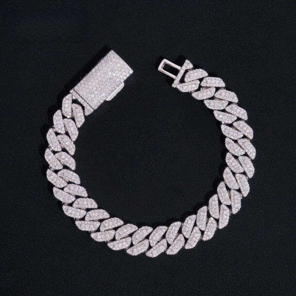 10mm chain bracelet with button design, solid stone necklace, personalized hip-hop style, diameter 8mm, Cuban-style links